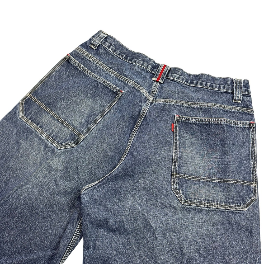 Vintage Levi's Shorts Mens 36x11 Denim Worker Y2K Blue Baggy Grunge Skater